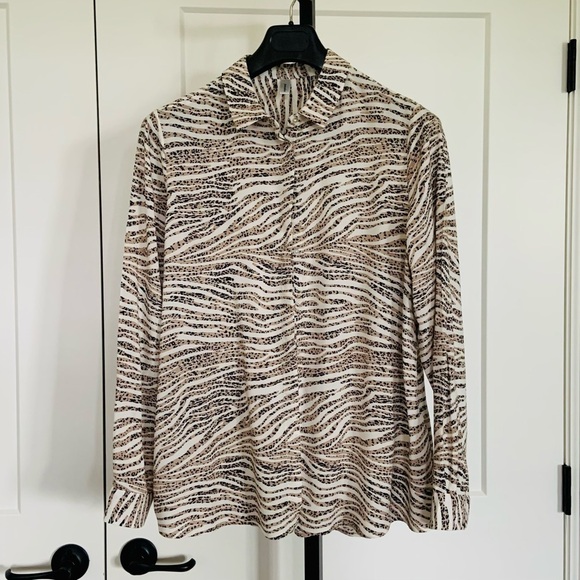 Abstract Animal Print Shirt - Picture 2 of 12